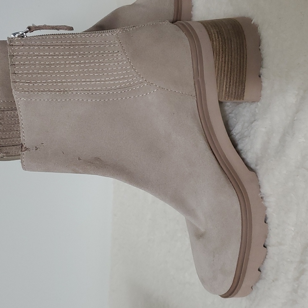 Dolce Vita Martey H2O Taupe Suede Waterproof Boot, 7 - Picture 6 of 16
